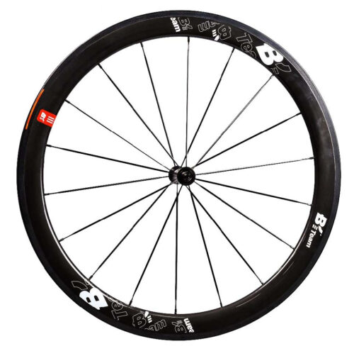 Ruedas B1TEAM de carbono, 11v, eje 9mm, 50mm, para herradura