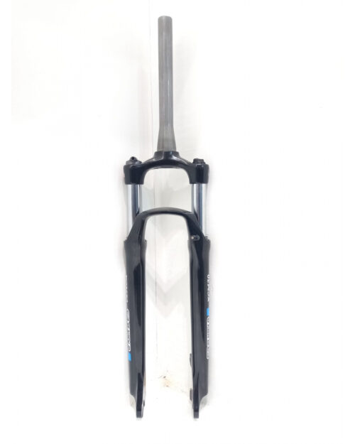 Horquilla R29 SR Suntour XCM30, eje 9mm, poste cónico