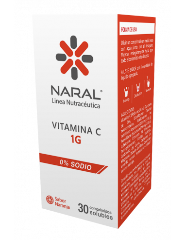 Vitamina C NARAL 1g.