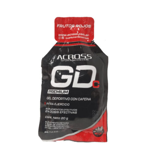 Gel deportivo con cafeína Across Sport Nutrition 20g